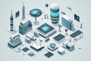 Futuristic Space Station Technology System: A Complex Network of Advanced Components for Exploration and Innovation