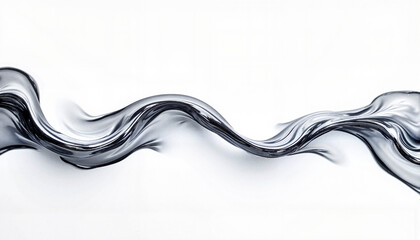 Abstract wave design in white background