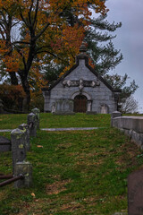 Naklejka premium USA, Sleepy Hollow. Sleepy Hollow Cemetery. (PR)