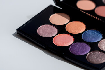 Ten-Pan Eyeshadow Palette with Assorted Shimmer Shades