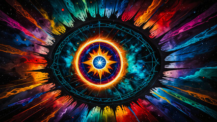 abstract background vivid colors, 4k background, abstract colorful abstract illustration, background 4k wallpaper PC