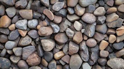 River rocks texture background, nature pattern