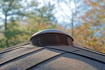 Detailed look at attic ventilation system ensuring optimal airflow and air quality in residential roofing structures