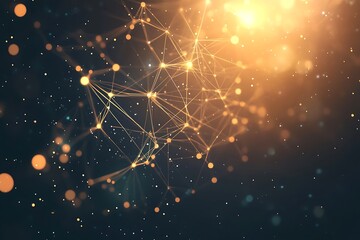 Radial lattice graphic design, abstract background ideal for technology, digital, and scientific presentations