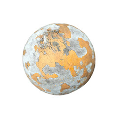 planet in space, transparent background, no background, yellow planet, concrete, planet texture, earth, mars, venus, moon, © Simpleton