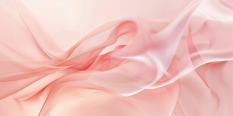 An elegant minimalist composition featuring a light rose background, Smooth curves and fine gradients, Contemporary minimalist style