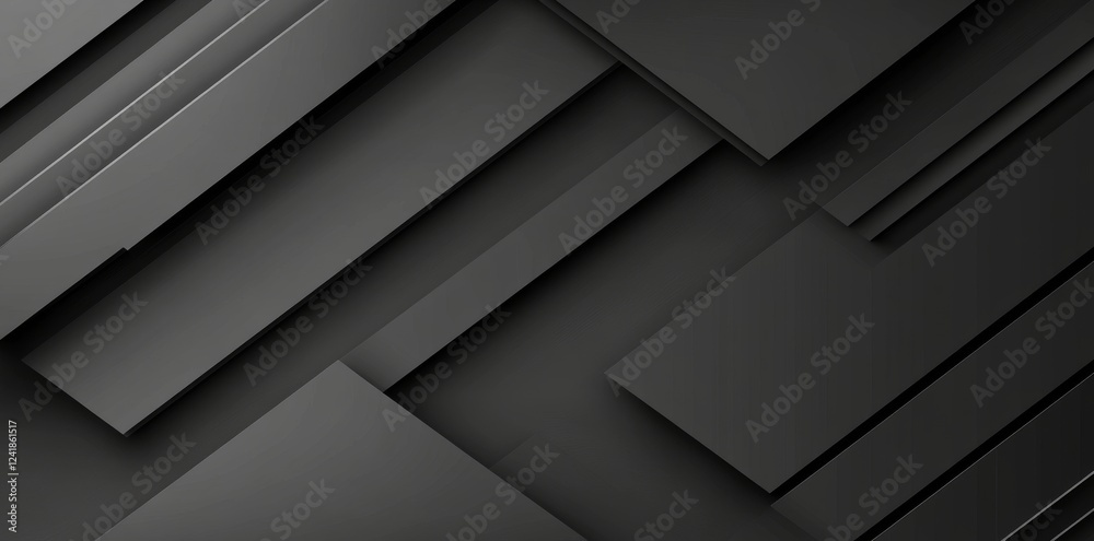 Wall mural an abstract pattern with a modern gradient of gray lines, featuring a transparent monochrome striped