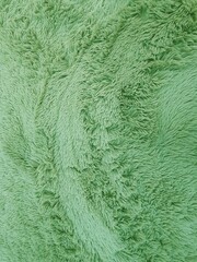 Close up of artificial green skin
