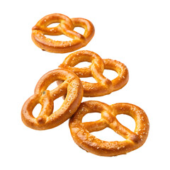 Pretzels in isolate background