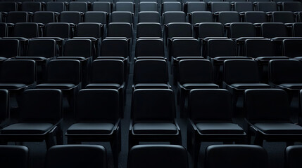 Empty Stadium Seats – Symmetry and Silence in a Sports Arena