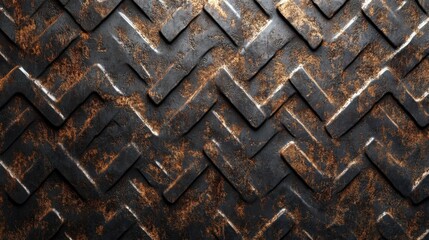  Industrial textured metal surface with weathered, tarnished finish ideal for backgrounds and design projects.
