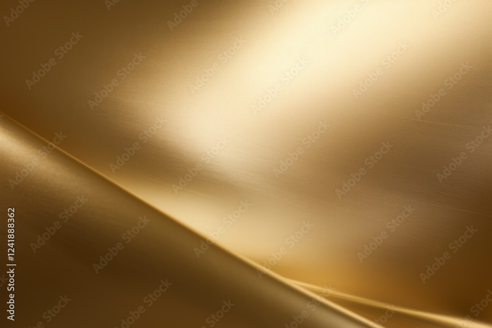 Poster textured gold surface with subtle light reflection and smooth gradients creates an elegant visual ex
