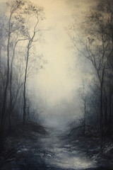 Fototapeta premium fog in the forest