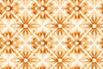 Brown and white seamless shibori tie dye style pattern wallpaper