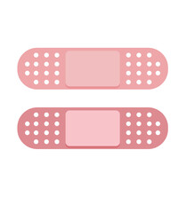 Bandage Icon on Transparent Background stock illustration