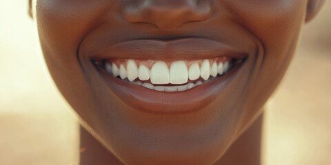 Naklejka premium Happy Smiling Woman
