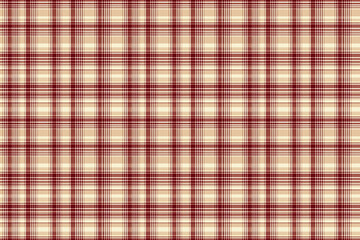 Seamless red and beige Scottish tartan pattern wallpaper background