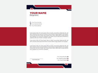 Corporate Letterhead Template | High-Quality, Customizable & Print-Ready Business Branding Design,
