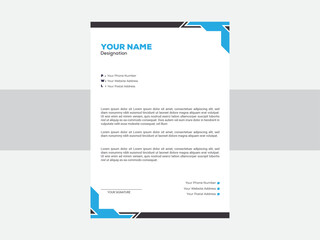 Company Letterhead Mockup | High-Resolution, Editable and Print-Ready Business Stationery Design