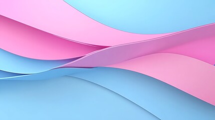 Pink blue waves abstract background