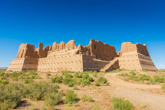 Ancient fortress of Kyzil Qala, Khorezm  region, Uzbekistan