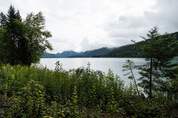 Lake Kochelsee, Kochel am See, Bavaria, Germany