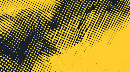 Futuristic Halftone Wave – Abstract Dotted Background with Twisted Grunge Pattern  
