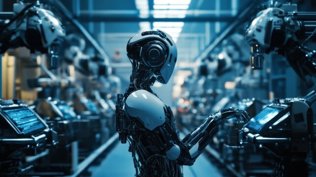 AI-Powered Agent Collaborating in an Industrial Robo