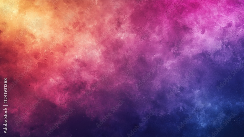Wall mural abstract glowing gradient background with soft textured color transitions