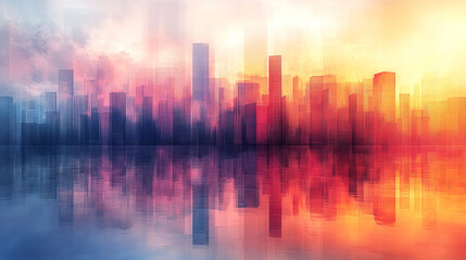 A stunning abstract digital artwork bursts with dynamic, colorful pixel effects. Vibrant hues blend seamlessly, evoking energy and movement with modern blurred space for creative captions.

