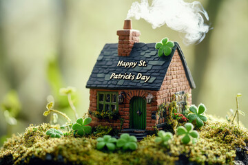 Miniature house with 