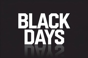 Fototapeta premium black days