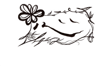 筆文字（書画同源）