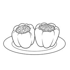 stuffed peppers sketch 