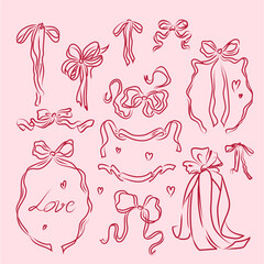 Handdrawn Bow Collection