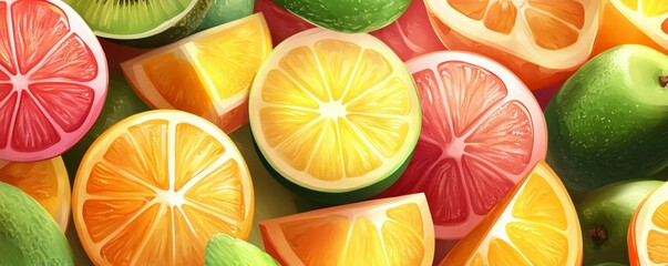 Healthy food background