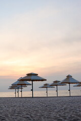 sunset at the beach