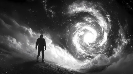 Obraz premium astronaut cosmonaut discovery