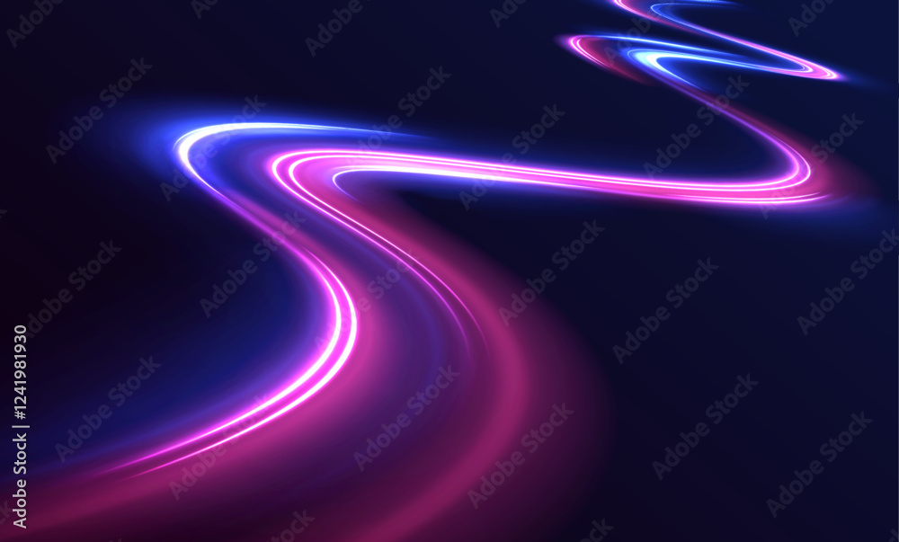 Poster electric car and city concept hitech communication concept innovation background, vector design. las