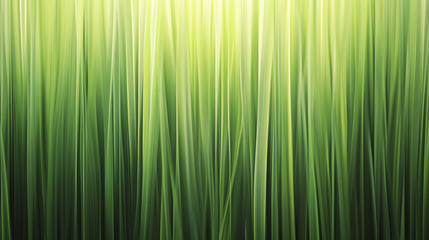 A soft and delicate close-up of green grass blades with a smooth, glowing light effect creating a natural texture  

