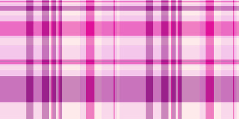 Official vector tartan check, damask textile texture pattern. Variation background seamless plaid fabric in pink and light colors.