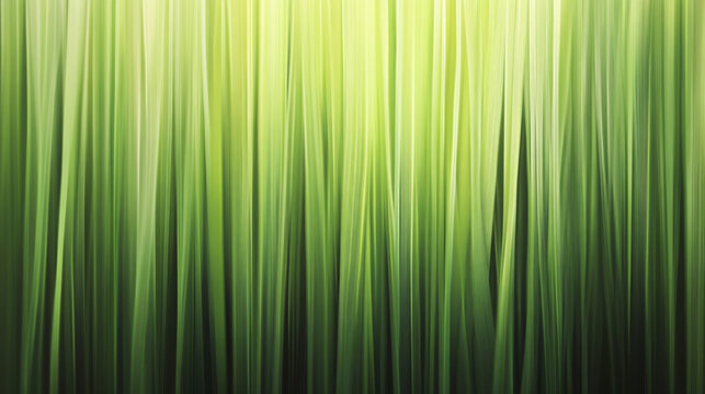 Abstract green vertical grass blades with soft focus creating a natural and soothing background with vibrant shades of green  
