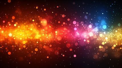 Fototapeta premium A futuristic modern background showcasing abstract elements with a blurred effect, symbolizing new technologies. It features an empty space on the side, perfect for captions or text.