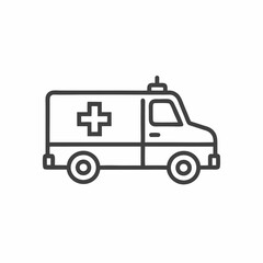 Emergency medical unit on call in a stylized vector illustration designed for healthcare messaging and awareness campaigns