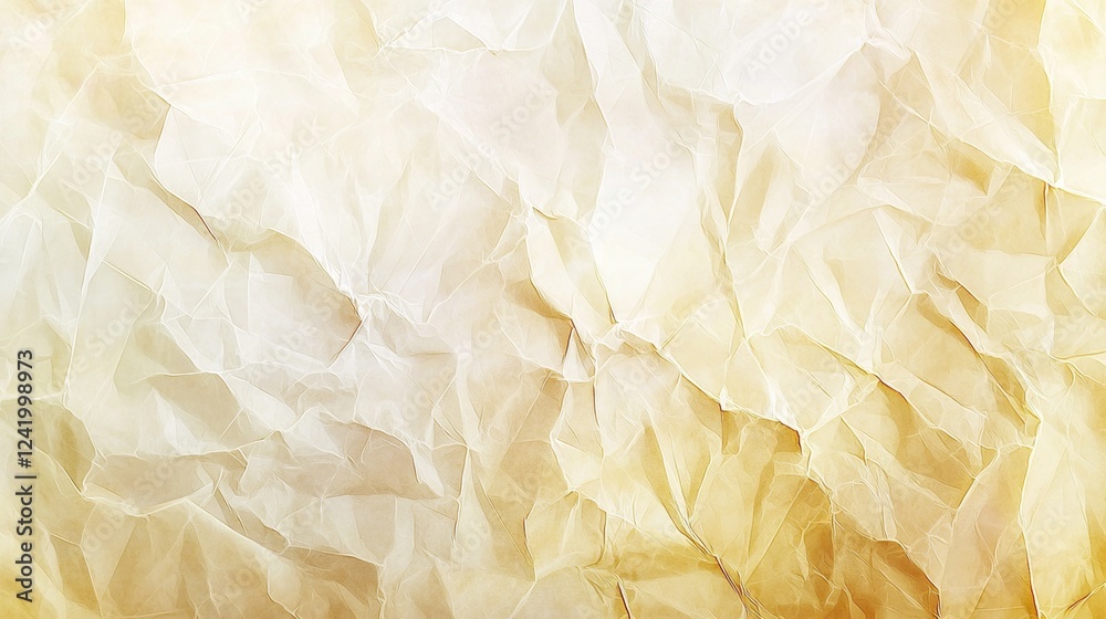 Poster crumpled paper texture creating an elegant and textured background design, suitable for various desi