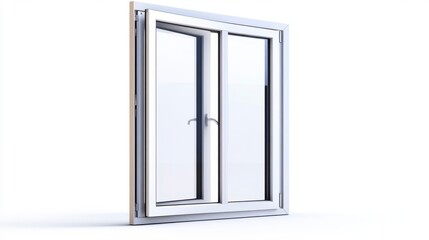Modern Double Pane Window Design with Clear Glass and Frame