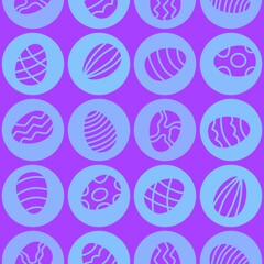 Easter eggs seamless birds pattern for wrapping paper and fabrics