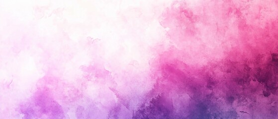 Obraz premium Abstract Watercolor Background in Pink and Purple Hues