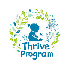 I need a logo for a neonatology follow up clinic called Thrive Program
