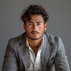 Fototapeta premium portrait of a handsome young man